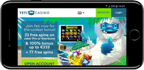 Yeti Mobile Casino